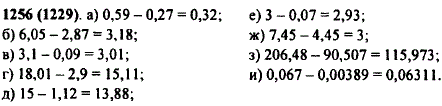 Выполните вычитание: а) 0,59-0,27; б) 6,05-2,87; в) 3,1-0,09; г) 18,01-2,9; д) 15-1,12; е) 3-0,07; ж) 7,45-4,45; з) 206,48-90,507; и) 0,067-