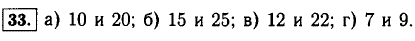 Назовите: а) два четных числа, кратных 5; б) два нечетных числа, кратных 5; в) два четных числа, которые не делятся на 5 г) два нечетных числа