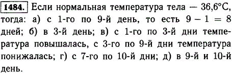 Валерий заболел. На рисунке 137 показано изменение температуры больного. Ответьте на вопросы: а) Сколько дней у Валерия была повышенная температура?