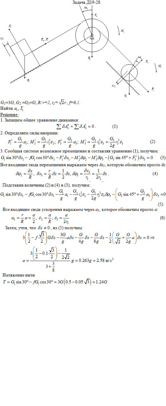 Задание Д.19 вариант 28.
