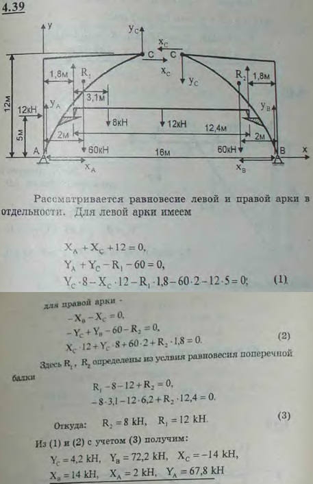 Вдоль мастерской, здание которой поддерживается трехшарнирной аркой, ходит по рельсам мостовой кран. Вес поперечной балки, передвигающейся по