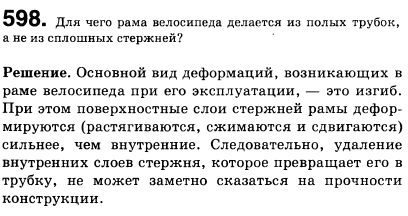 Для чего рама велосипеда делается из полых трубок, а не из сплошных стержней
