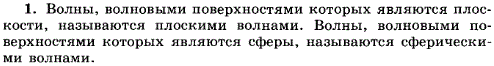 Какую волну называют плоской, сферической