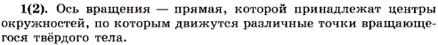 Что называется осью вращения твердого тела?
